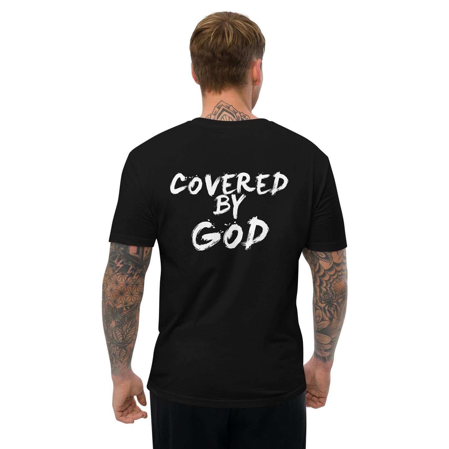 I'm Just Out Here Trusting God Black T-Shirt