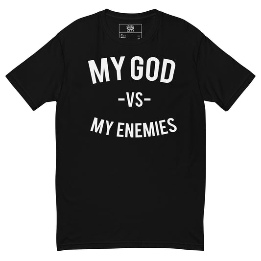 Classic My God VS My Enemies Black T-Shirt