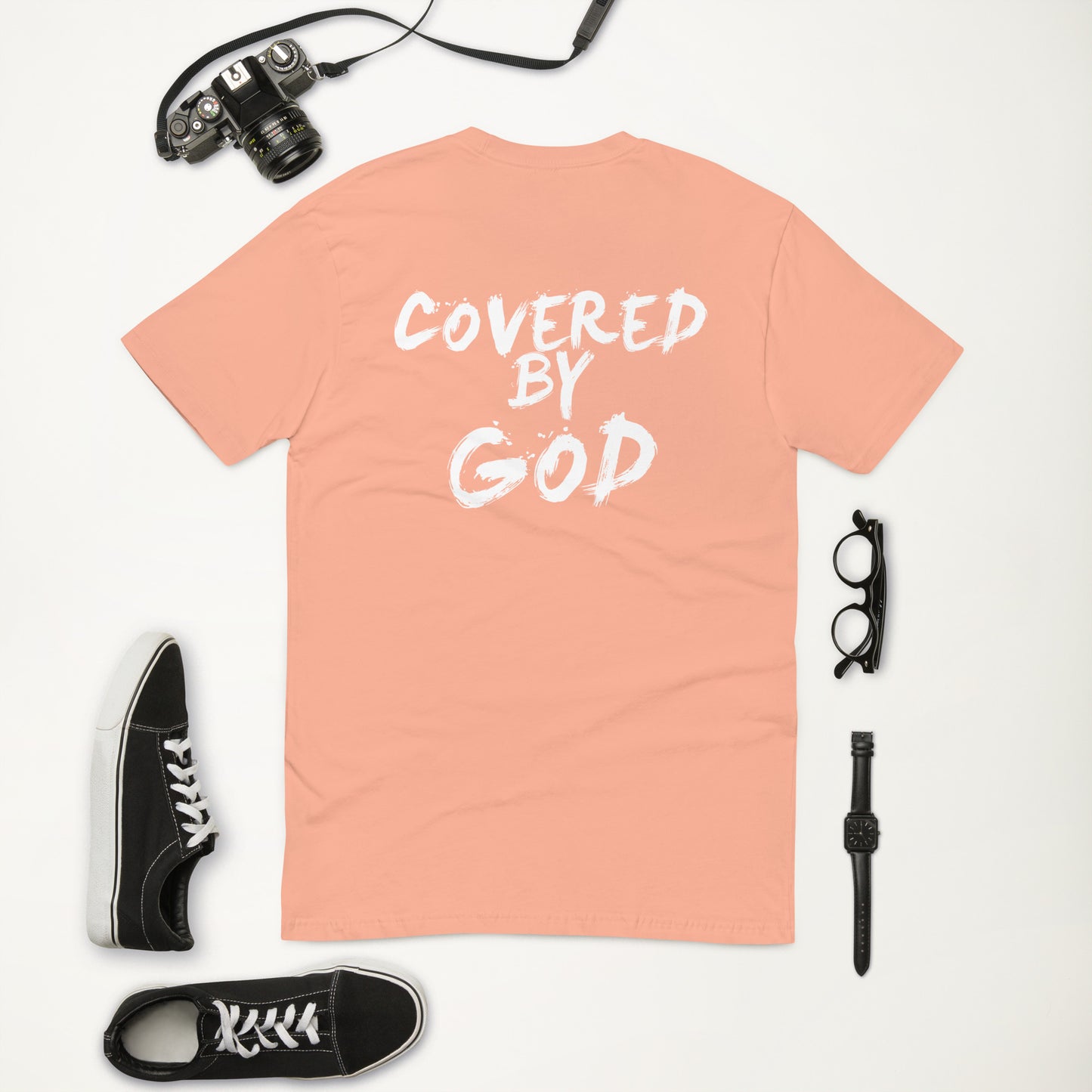 Classic My God VS My Enemies Peach T-Shirt