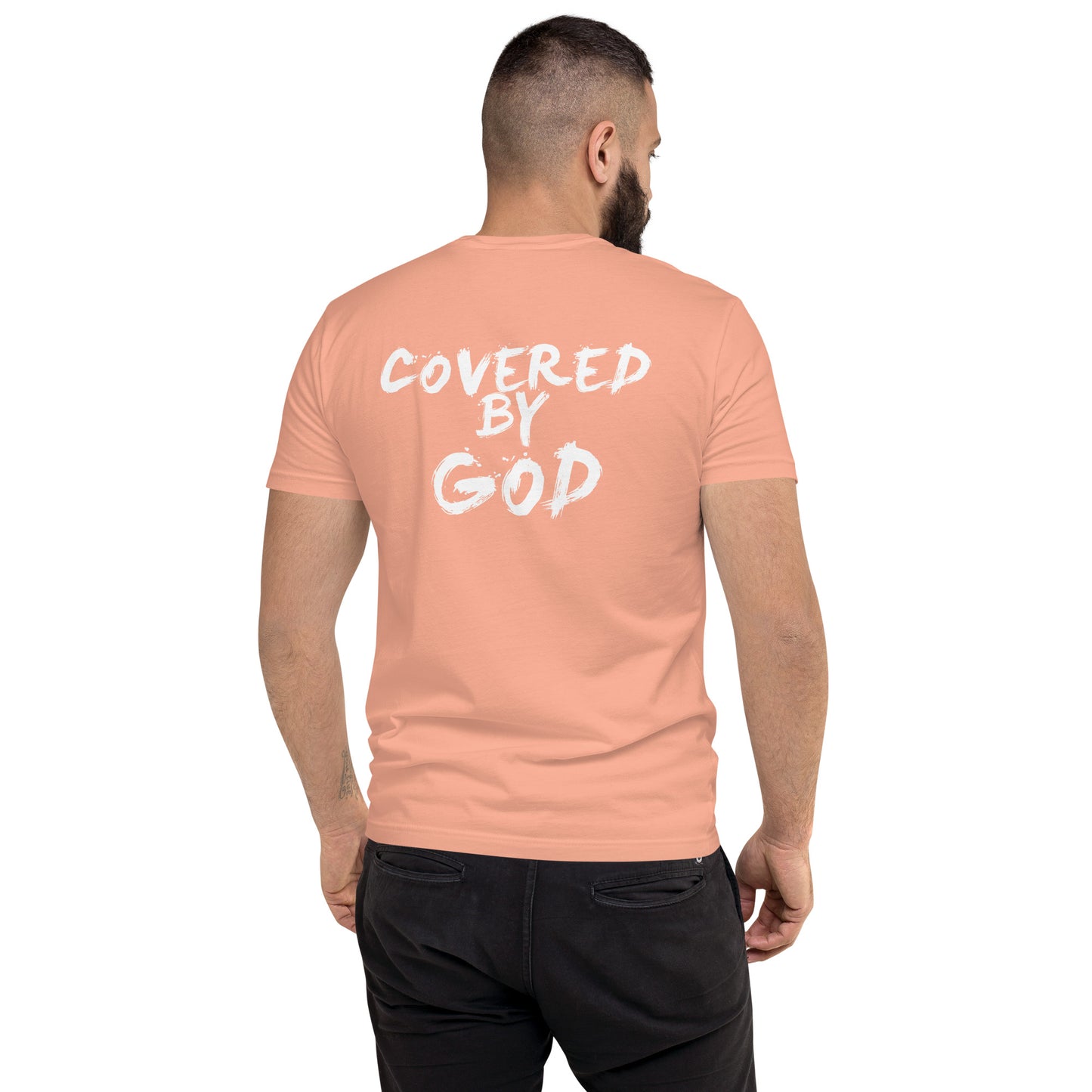 Classic My God VS My Enemies Peach T-Shirt