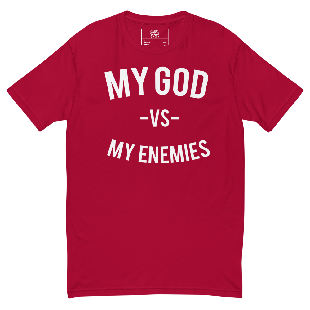 Classic My God VS My Enemies Red T-Shirt