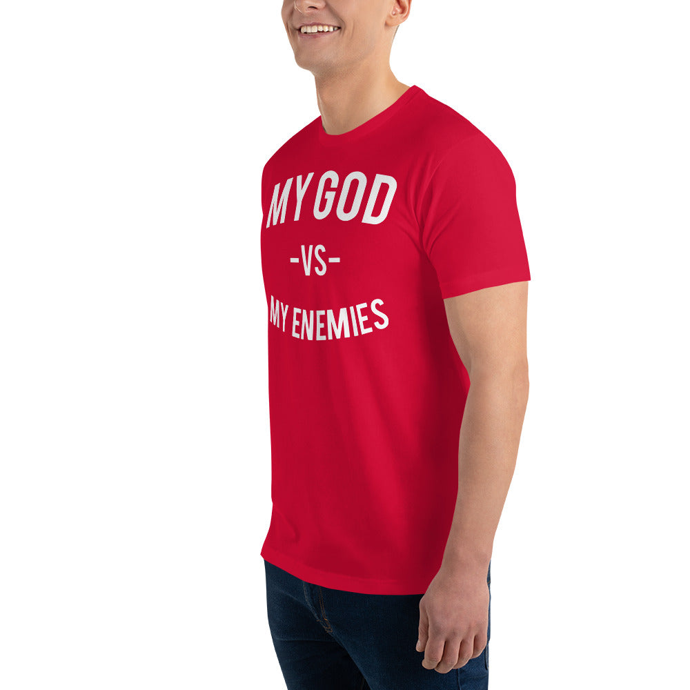 Classic My God VS My Enemies Red T-Shirt