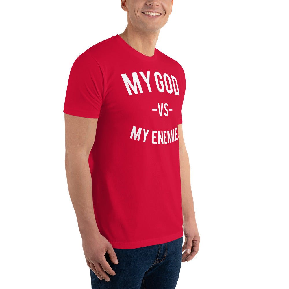 Classic My God VS My Enemies Red T-Shirt