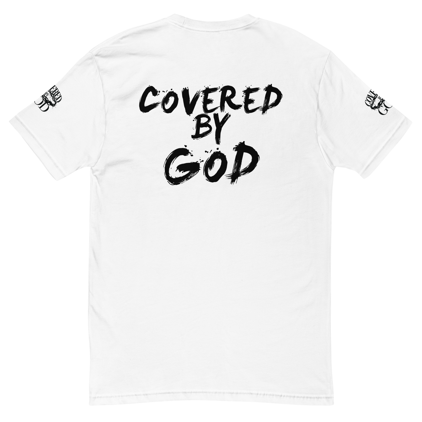Classic White My God Vs My Enemies w/ Red Roses T-shirt
