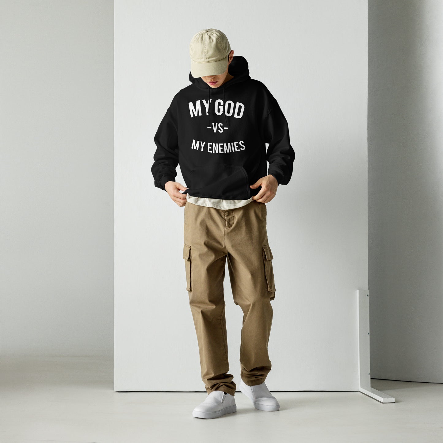 Classic My God VS My Enemies Black Hoodie