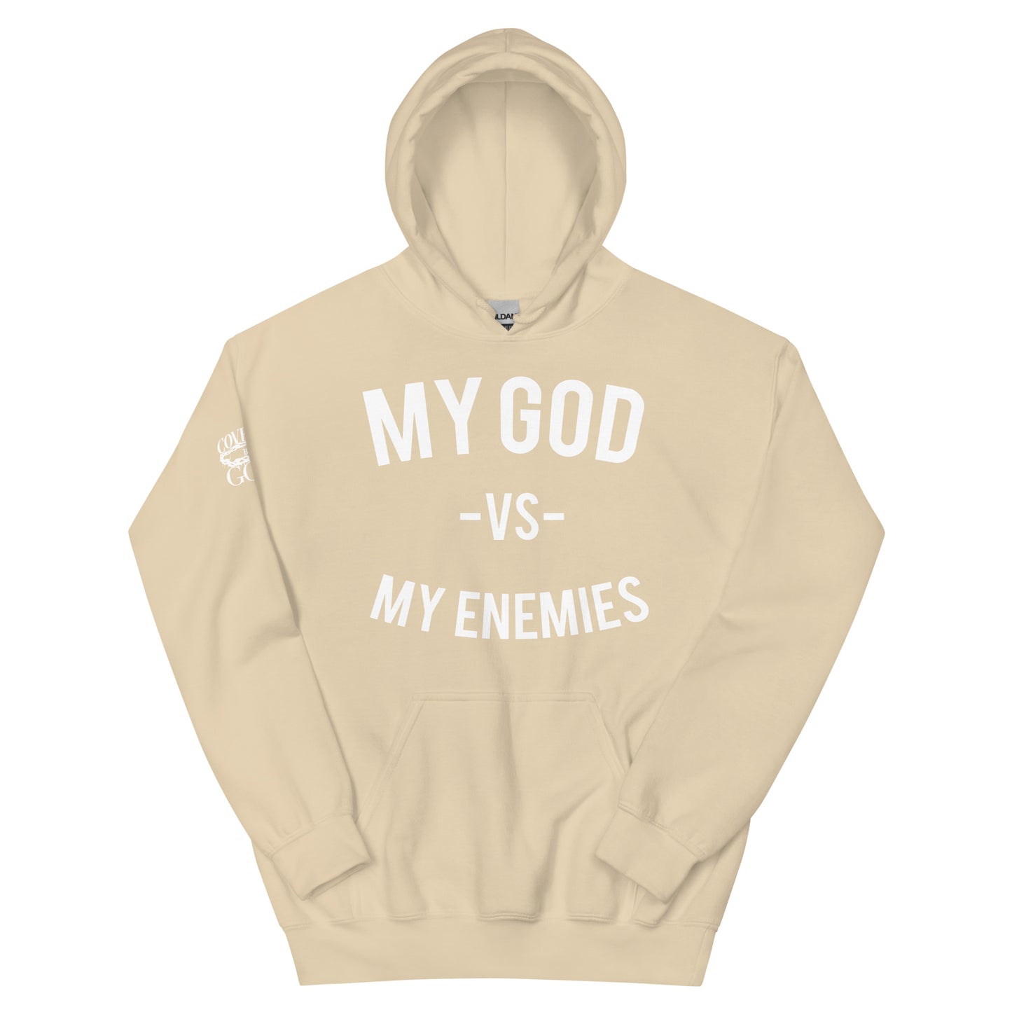 Classic My God VS My Enemies Sand Hoodie