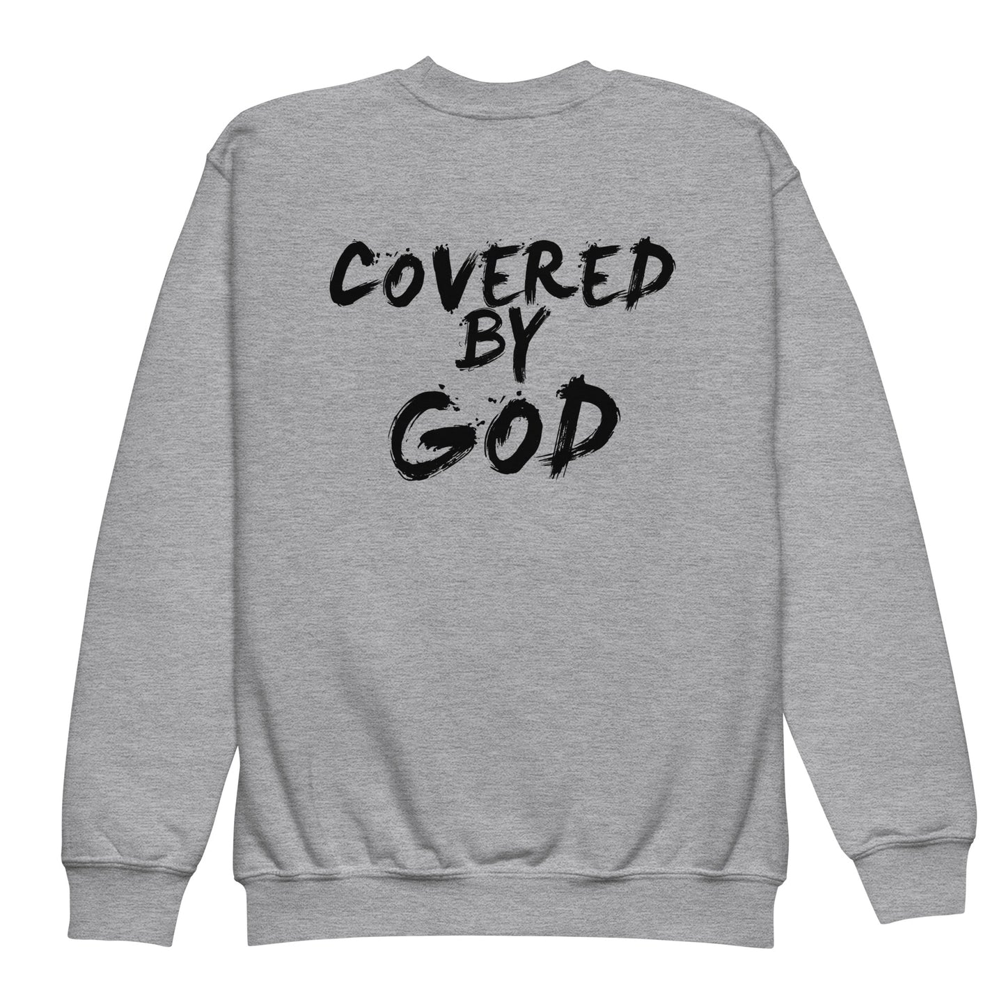 Youth I'm Just Out Here Trusting God Crewneck Sweatshirt