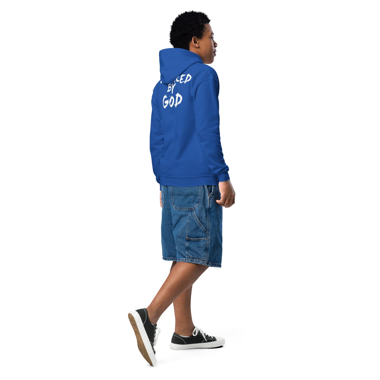 Youth My God Vs My Enemies Blue Hoodie