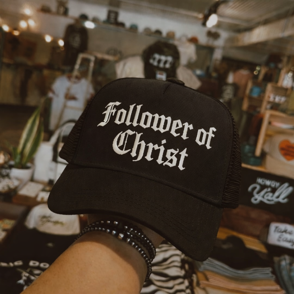 FOLLOWER OF CHRIST BLACK TRUCKER