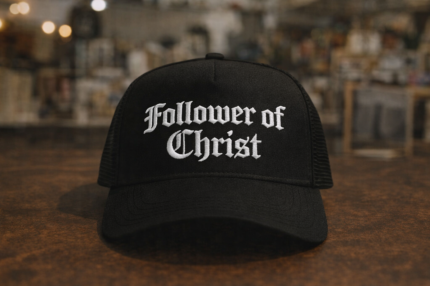 FOLLOWER OF CHRIST BLACK TRUCKER