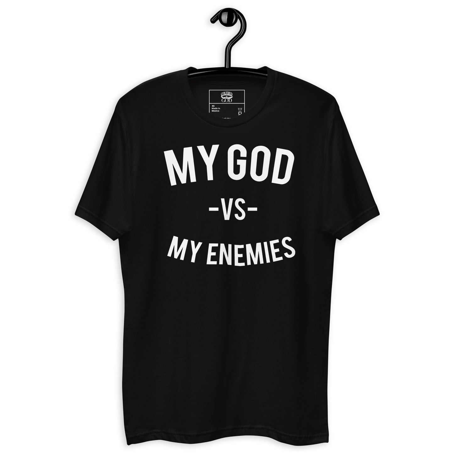 Classic My God VS My Enemies Black T-Shirt