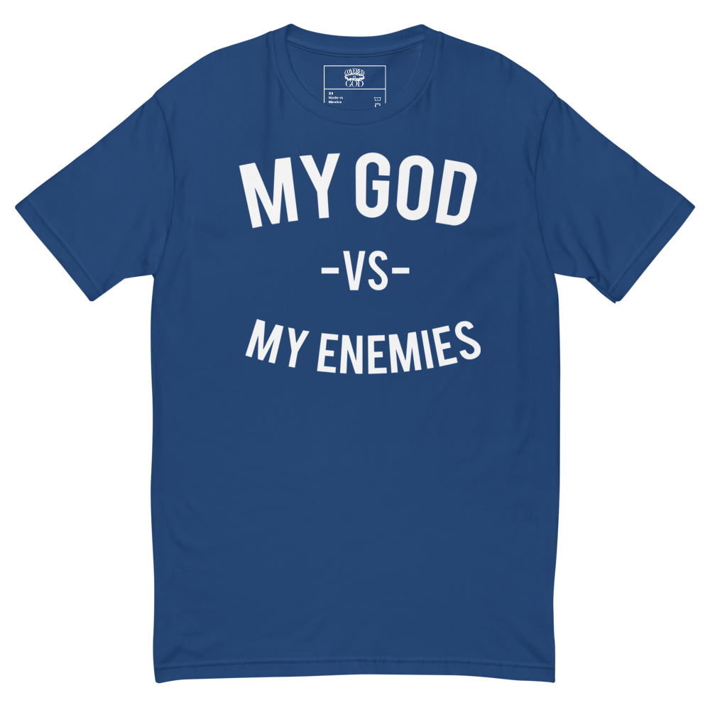 Classic My God VS My Enemies Royal Blue T-Shirt