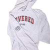 Higher Learning Collegiate Grey and Red Hoodie