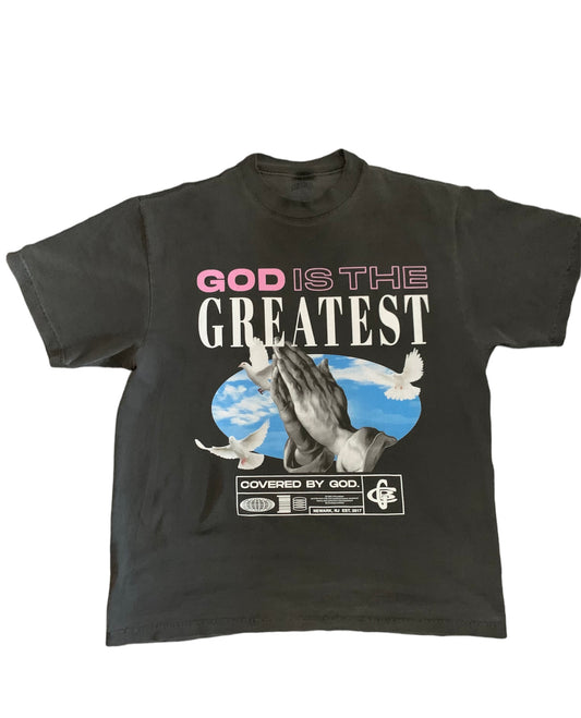 GOD IS THE GREATEST TEE (Shadow Grey)